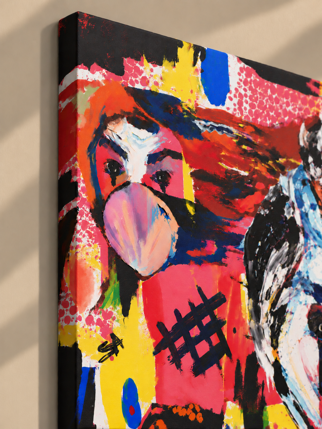 Wild Spirit — Abstract Horse Canvas