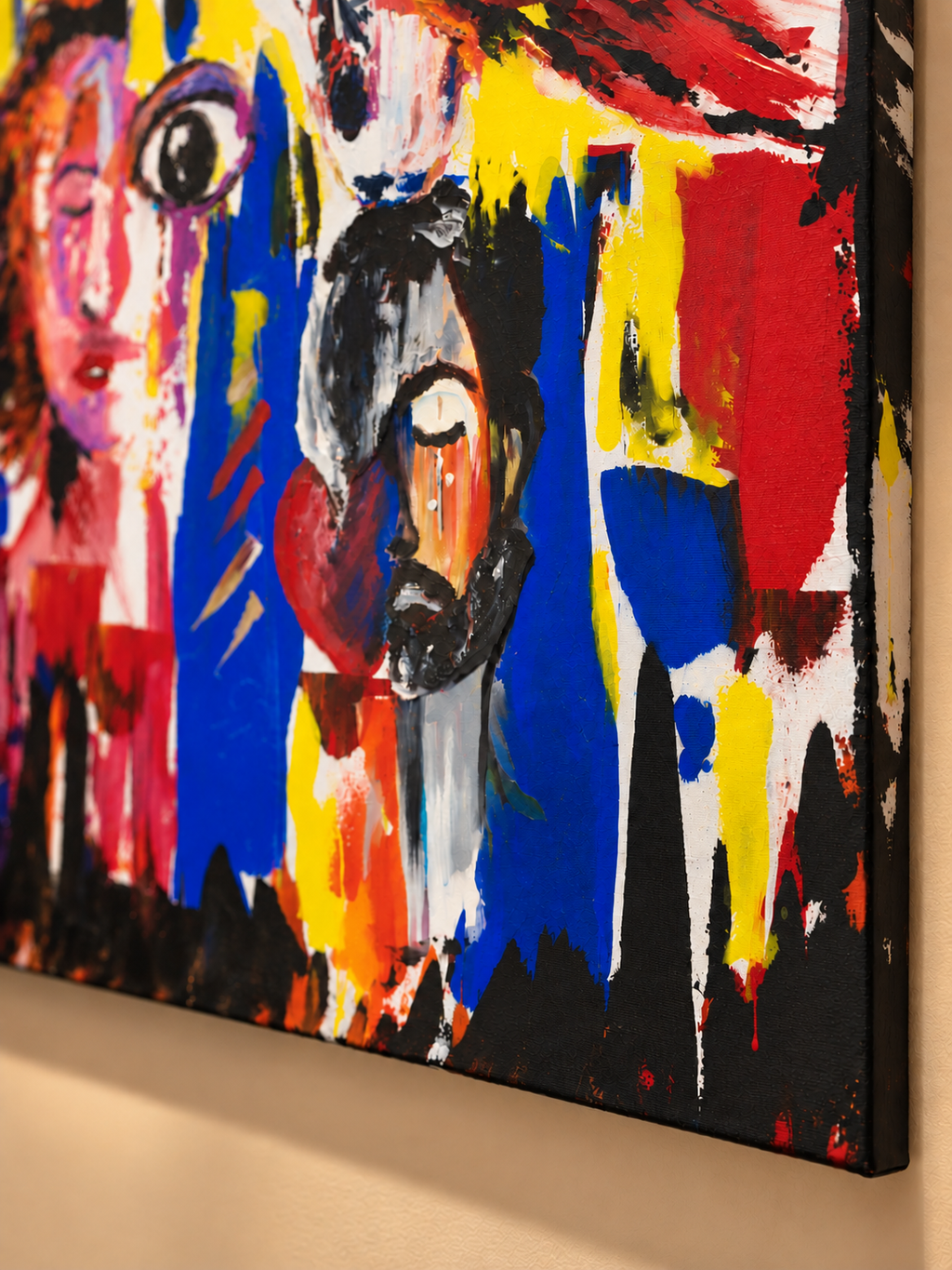 Wild Spirit — Abstract Horse Canvas